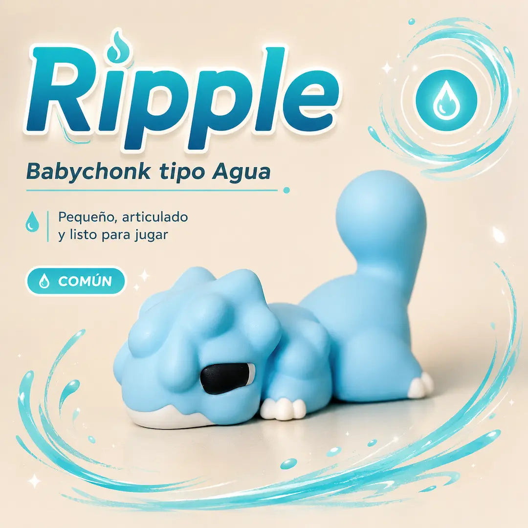 Ripple el Iniciador de Agua figura coleccionable | Chonk Pals